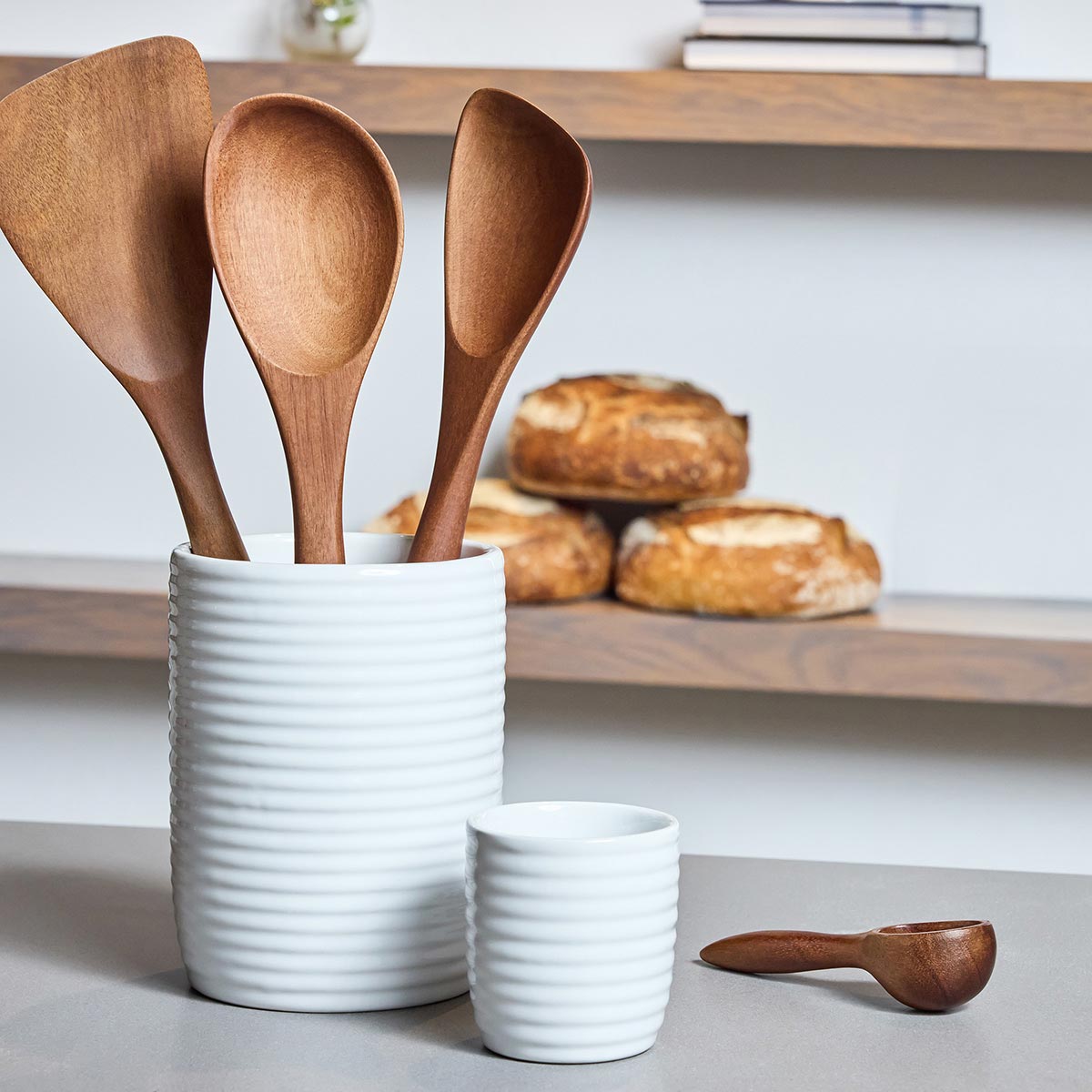 Breaking Bread Measuring Spoons with Canister image number null